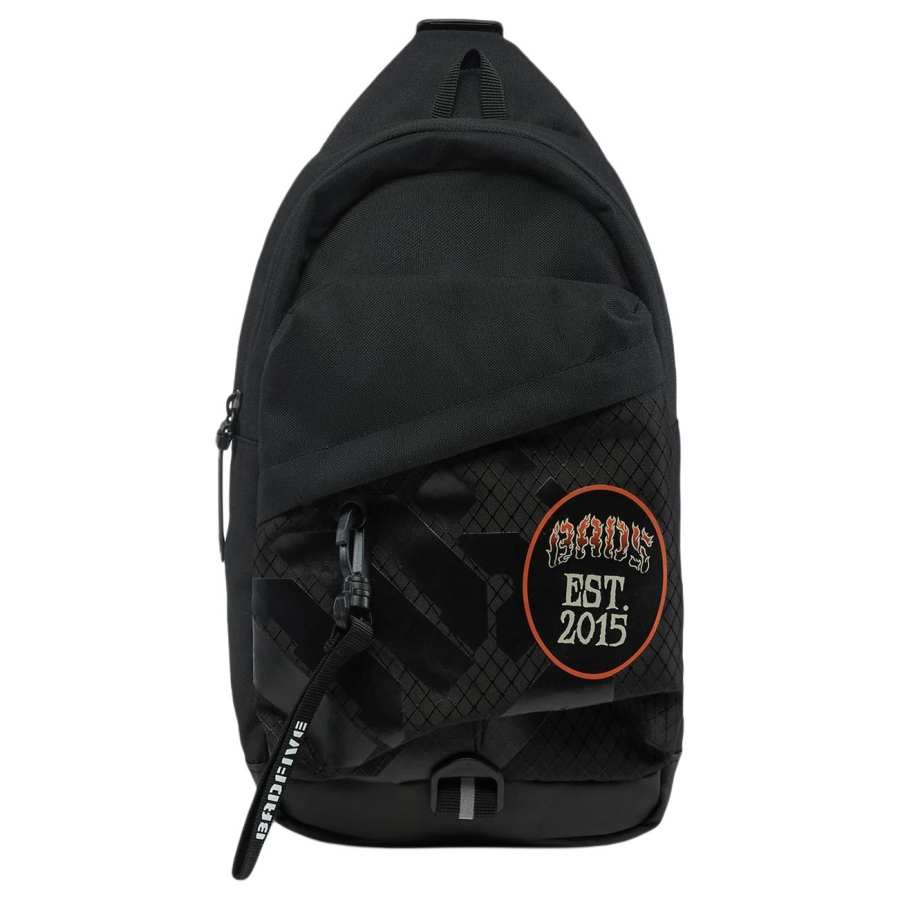 Li-Ning Li Ning Basketball Collection Polyurethane With Polyester Sling Bag, Crossbody Bag, Shoulder Bag Regular Unisex Black