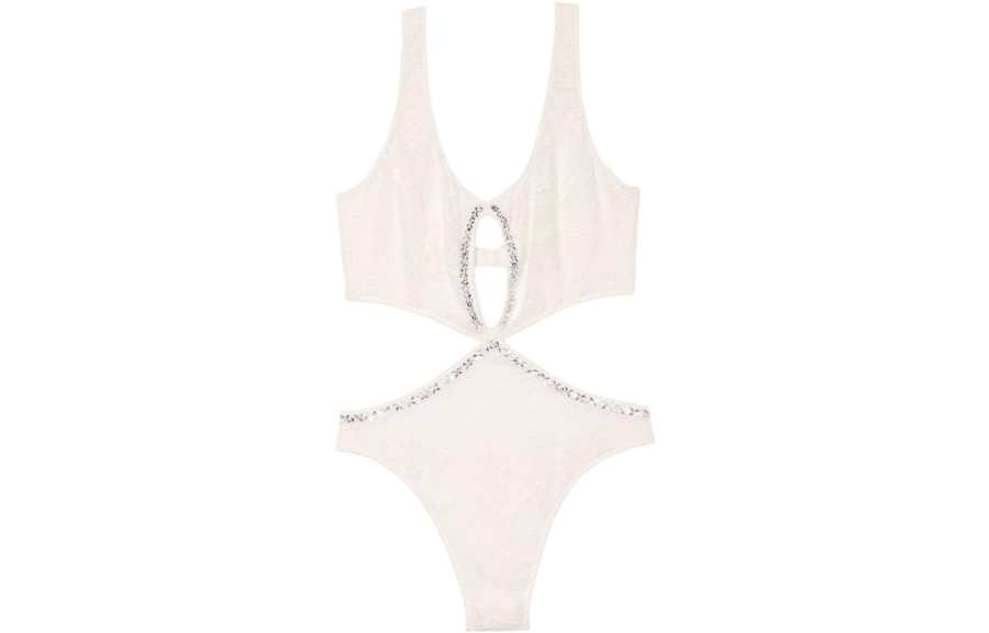 Victoria's Secret Jumpsuit Women's Coconut White