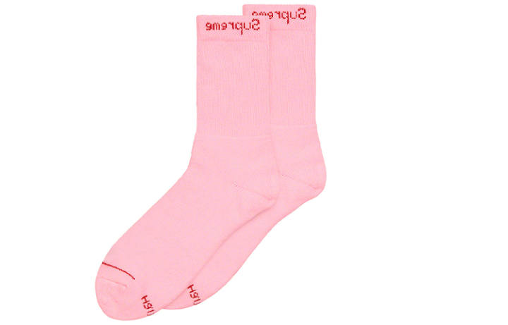 Supreme Supreme Hanes Crew Socks 4 Pack Pink