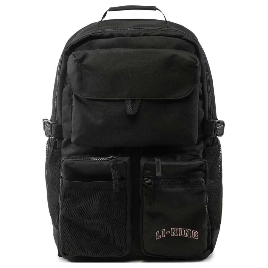 Li-Ning Li Ning Polyester Backpack Unisex Black