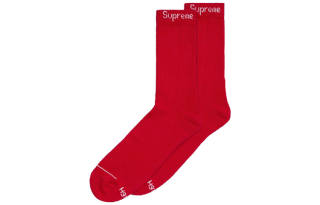 Supreme X Hanes Crew Socks Pack Of Four