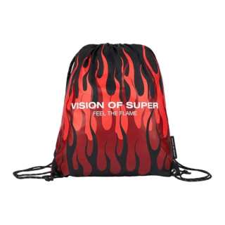 Vision Of Super Polyester Backpack Men's Black & Red