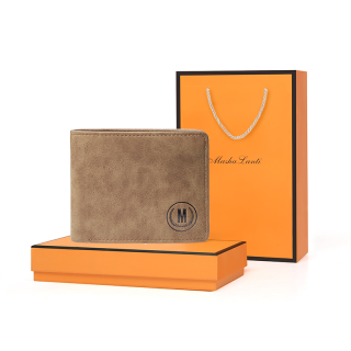 MashaLanti Pu Wallet Men's Coffee