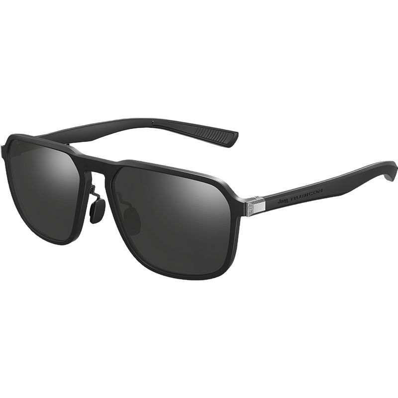 Jeep Jeep TR90 Square Sunglasses Men's Matte Black