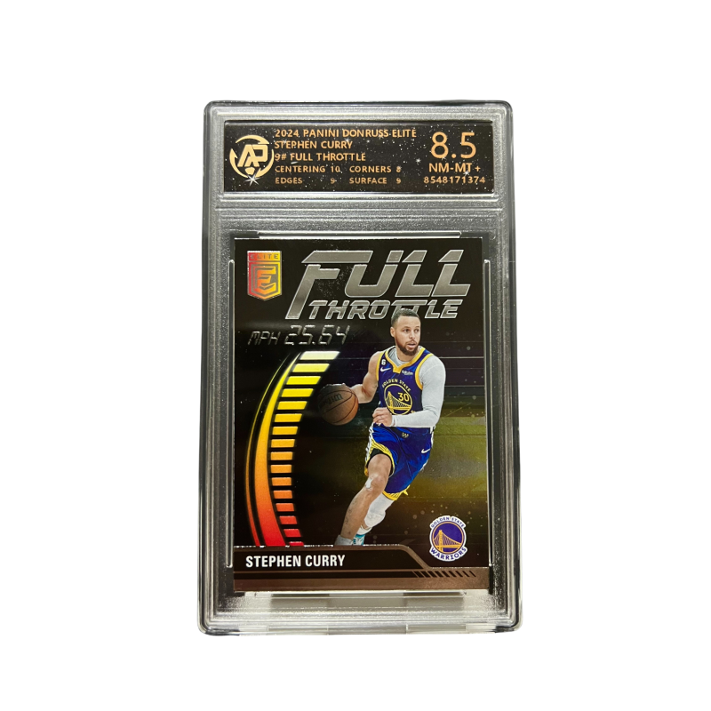 PANINI PANINI Curry Player Card, Fast Lane Data Edition, Records Data From 1 PC Season Graded Cards 1 Pc