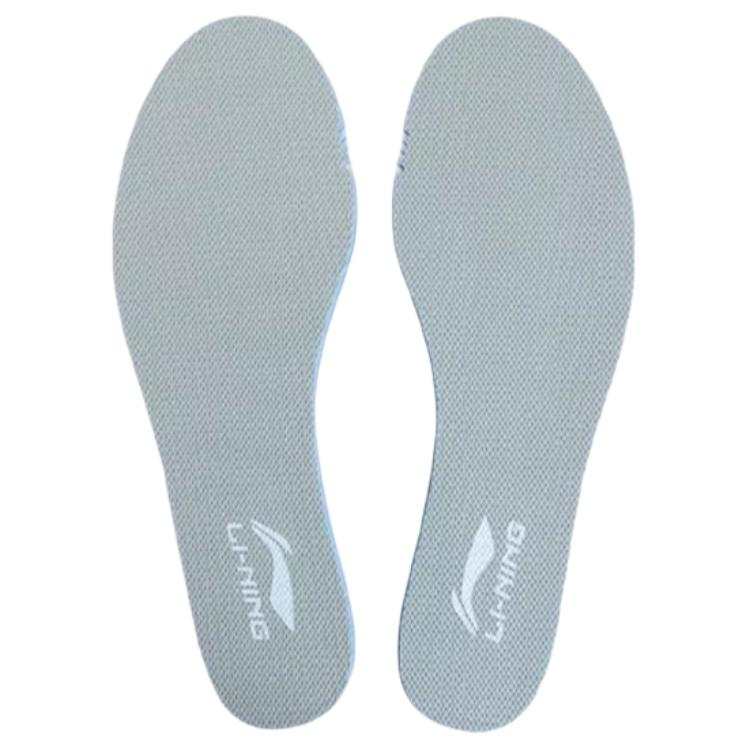 Li-Ning Li Ning Polyester Insoles Unisex Blue Gray