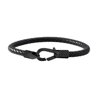 Police Leather Bracelets Men's Black