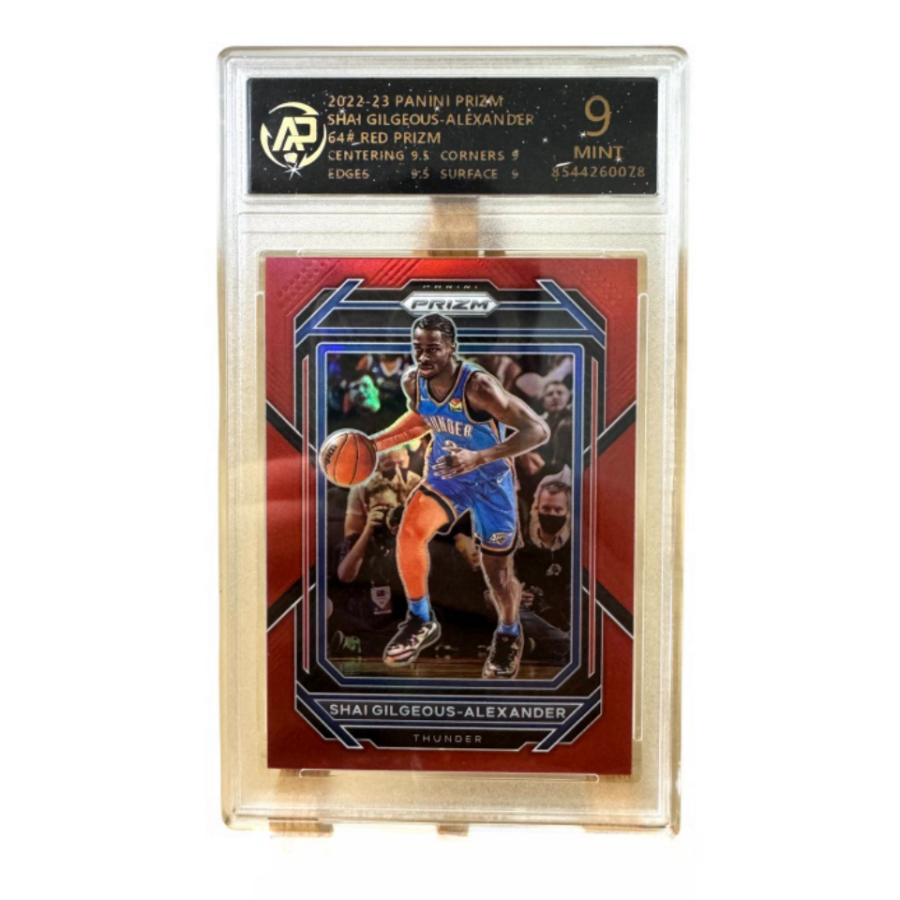 PANINI PANINI Alexander 22 23 Panini Prizm Thunder, Red Refringence 299 Edition, Player Cards Graded Cards 1 Pc