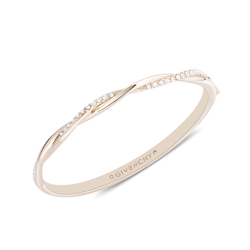 Givenchy Givenchy Alloy Crystal Bangles Unisex Gold