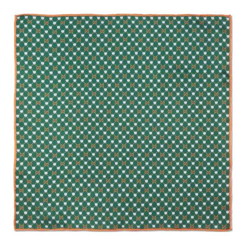 GUCCI Silk Silk Scarves Men's Green