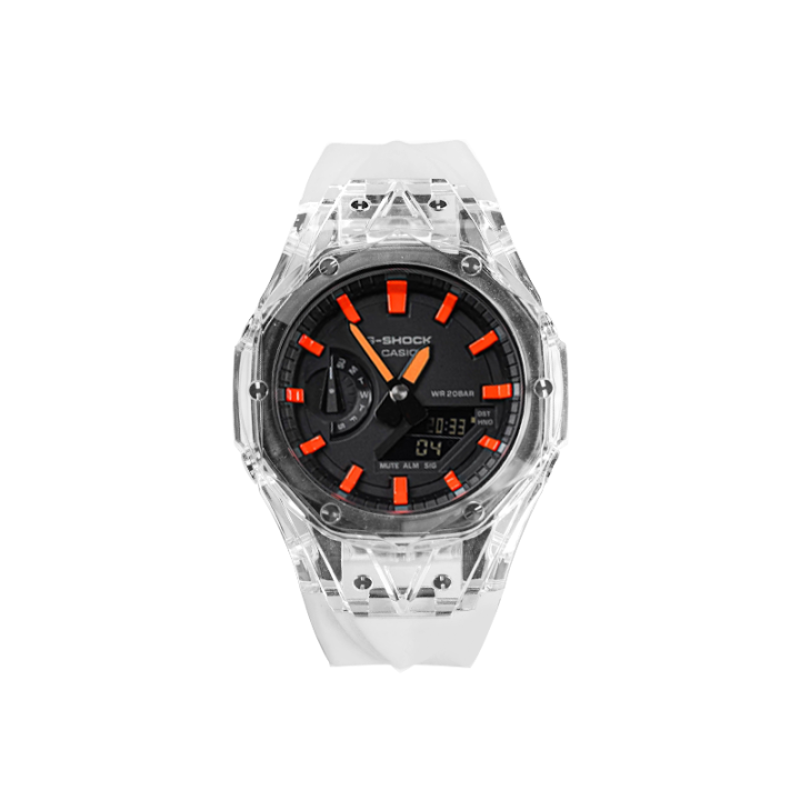 CASIO CASIO Unisex Liquid Crystal/Analog Dual Display Series 48.5mm Black Watch