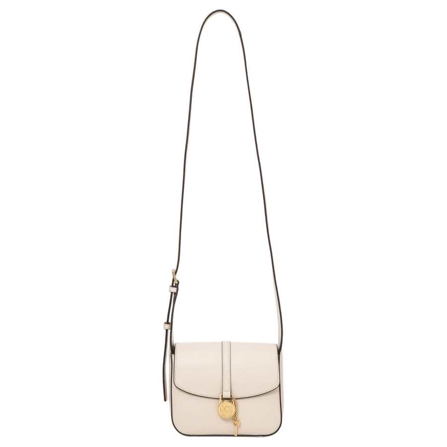 MICHAEL KORS Cow Leather Crossbody Bag, Shoulder Bag Small Women's Ecru