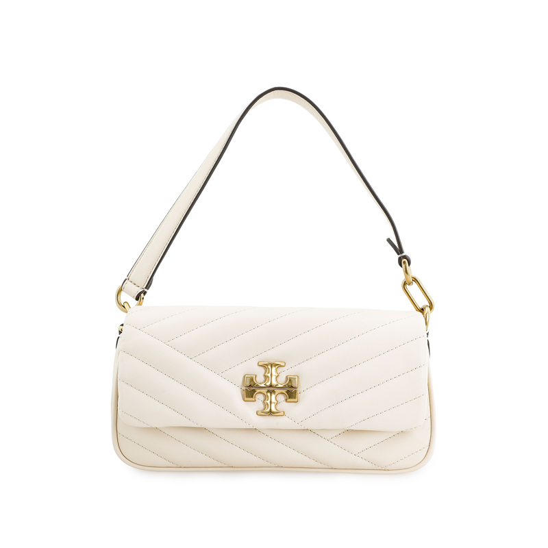 TORY BURCH Kira Sheepskin Baguette Bag Shoulder Bag Small Women's Cream White