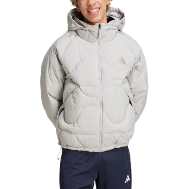 Adidas Adidas Down Jacket Unisex Light Gray