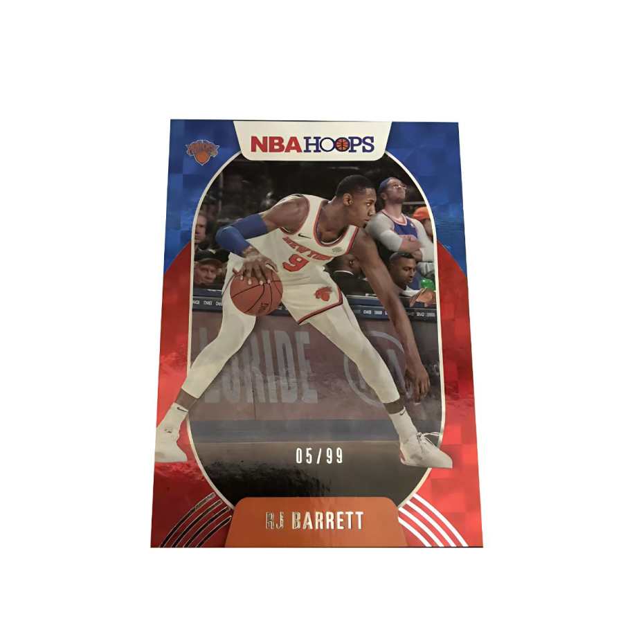 PANINI RJ Barrett 20 21 Knicks Hoops 99 Edition, Player Cards, Card Collection Pass Sports Cards 1 Pc