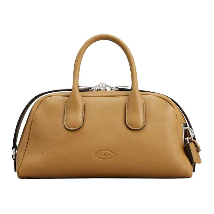 TOD'S Calfskin Shoulder Bag, Crossbody Bag, Handbag Women's Brown
