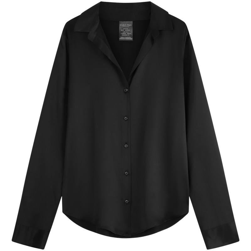 CALVIN KLEIN Pajama Top Women's Space Black