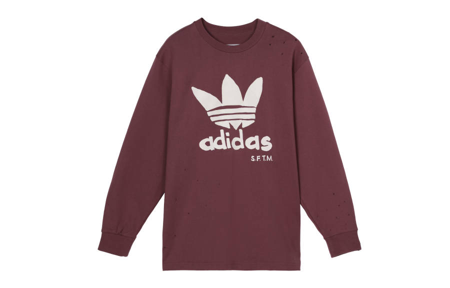 Adidas Originals x SONG FOR THE MUTE T Shirt Unisex Burgundy