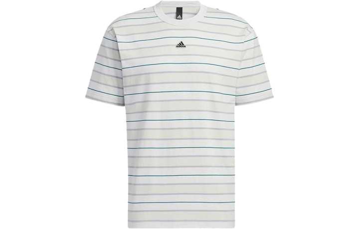 Adidas Adidas T Shirts Men's White Crew Neck Thin Straight Fit