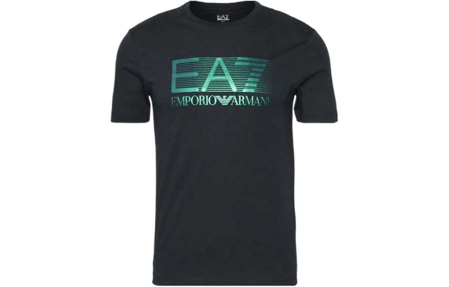 EMPORIO ARMANI EA7 SS22 T Shirt Men's Black