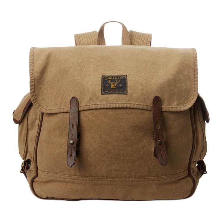 Double RL Double RL Canvas Backpack Regular Unisex Brown