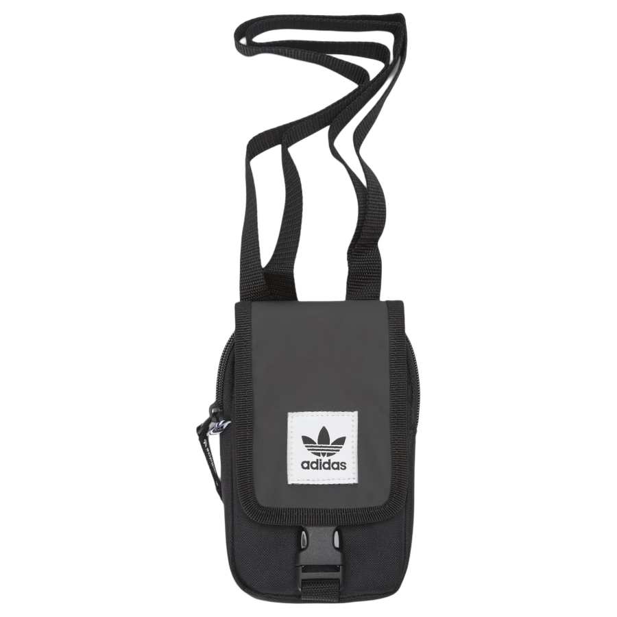 Adidas Originals Polyester Shoulder Bag, Crossbody Bag Regular Unisex Black