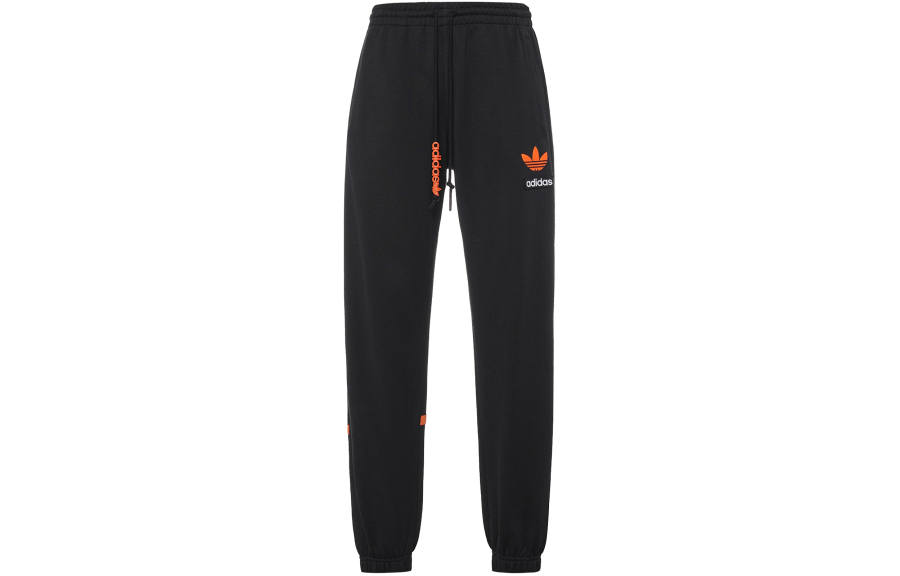 Adidas Originals BIG TREFOIL Knitted Sweatpants Men's Black