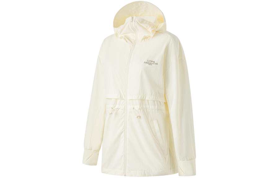 Li-Ning Li Ning Smoothie Sun Protection Clothing Women's Ecru