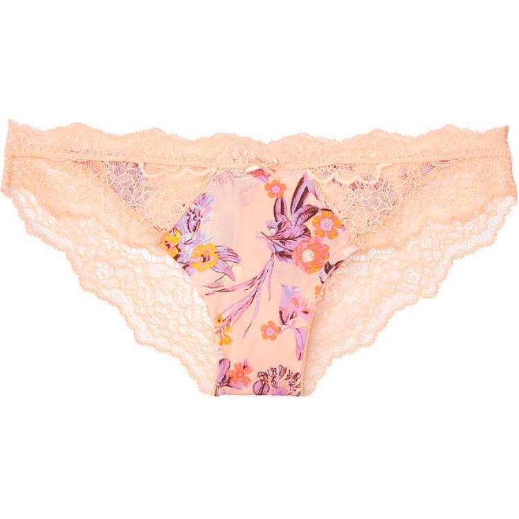 Victoria's Secret Underpants Women's 1 Pack Skin Flower
