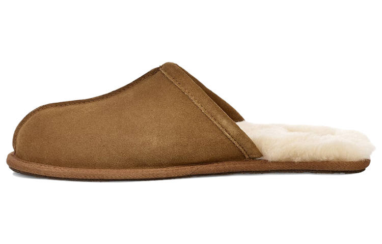 UGG UGG Fleece Lined Comfortable, Slip Resistant, Abrasion Resistant Home Slippers Chestnut