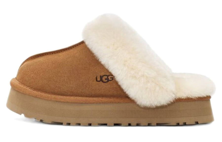 UGG UGG Disquette Slippers Chestnut Women's