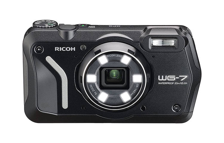 RICOH WG 7 Digital Cameras 500MB Adventure Camera, Ultra HD 4K Video, Microscope Shooting Mode