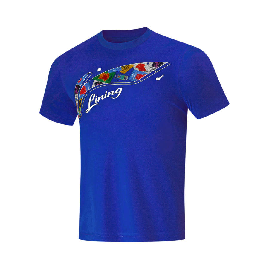 Li-Ning Li Ning Table Tennis Collection T Shirt Unisex Dream Blue