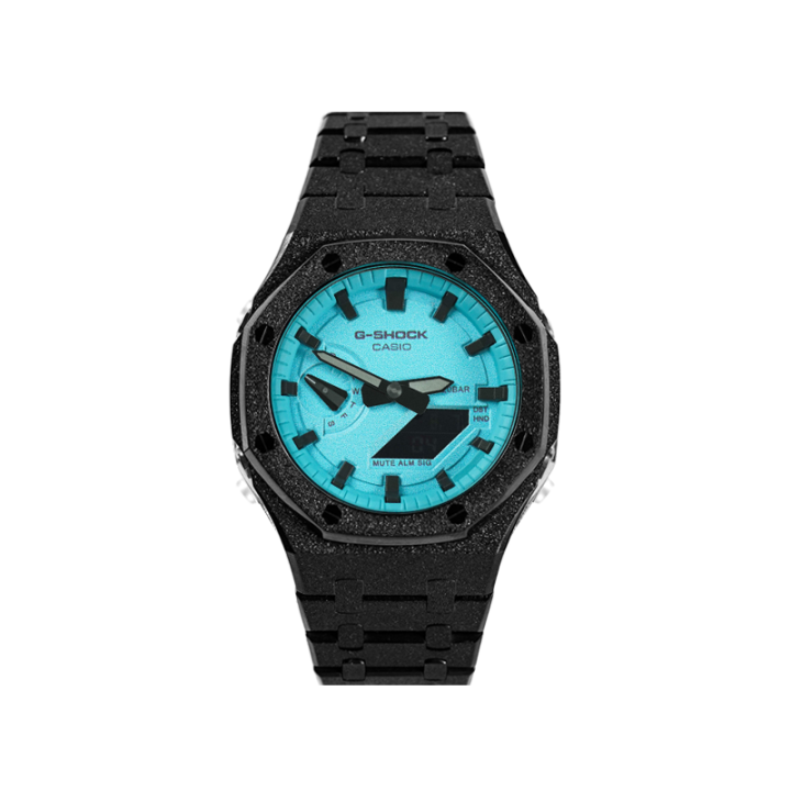 CASIO CASIO Unisex Liquid Crystal/Analog Dual Display Series 48.5mm Blue Watch