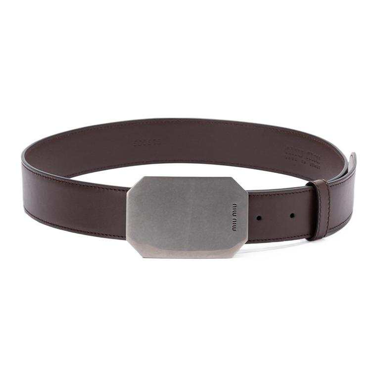 MIU MIU Miu Miu buckle-fastening leather belt