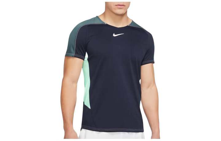 Nike Nike T Shirts Men's Dark Blue Crew Neck Moderate Straight Fit