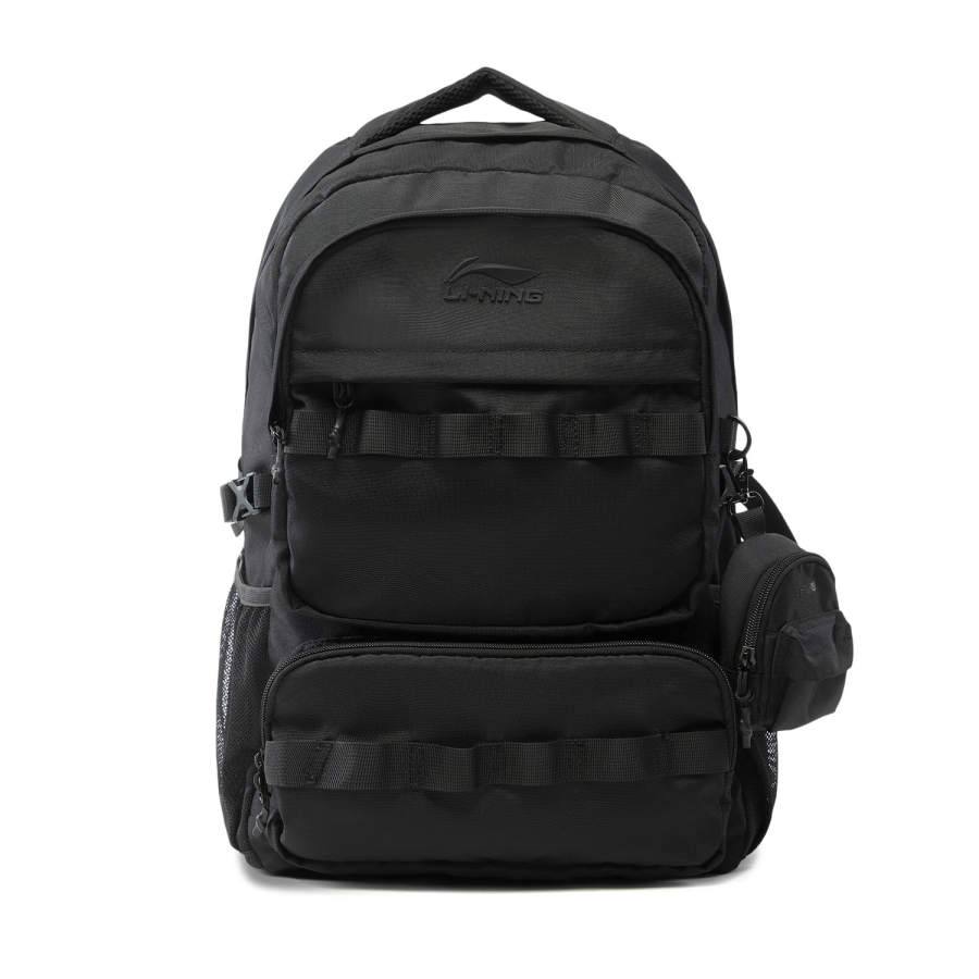 Li-Ning Li Ning Polyester Backpack Unisex Black