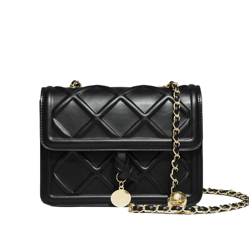 JANE KLAIN Synthetic Leather Crossbody Bags Regular Women's Black