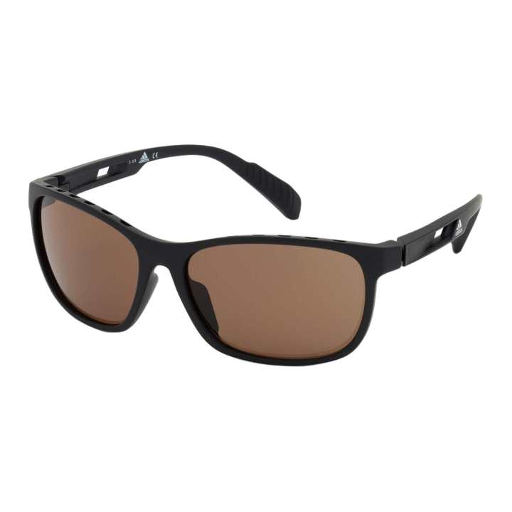 Adidas Adidas Plastic Rectangular Sunglasses Men's Black