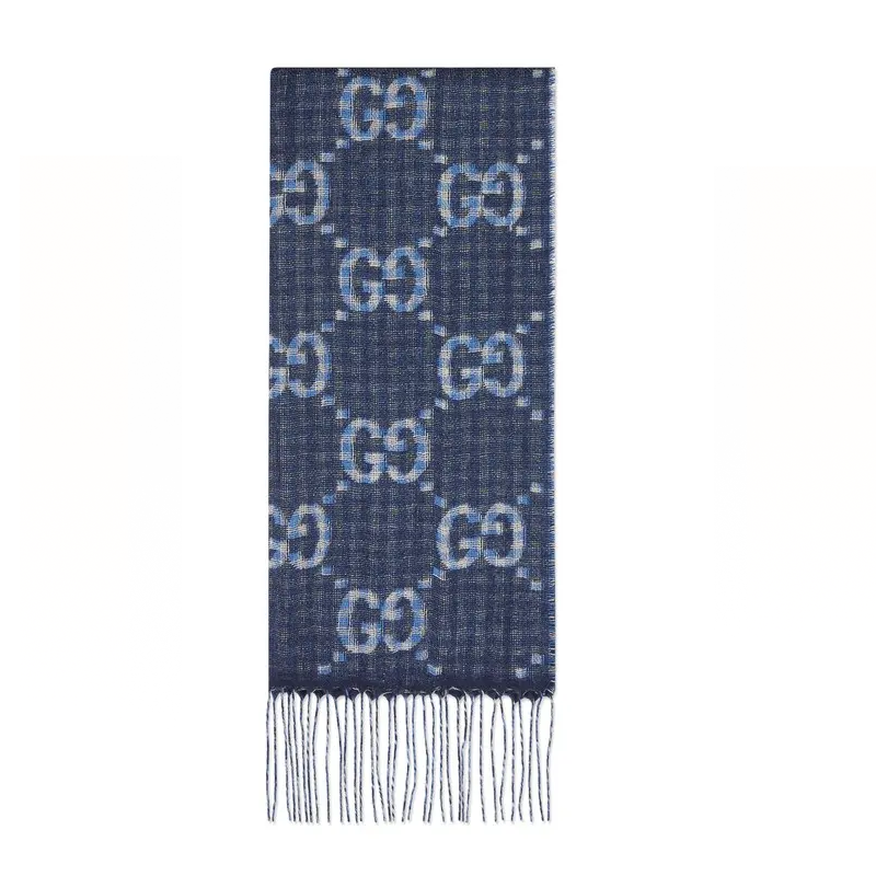 GUCCI GUCCI Gg Rib Knit Scarf