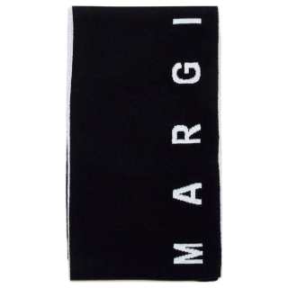 MM6 Maison Margiela Intarsia-knit Logo Scarf