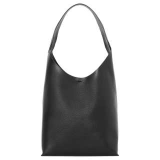 COS Cow Leather Handbag, Shoulder Bag Mini Women's Black