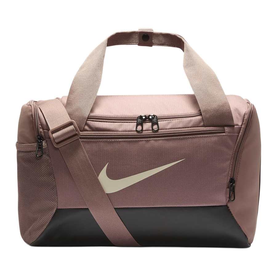 Nike Nike Polyester Gym Bag Women's Smokey Mauve Red & Black & Light Ore Brown
