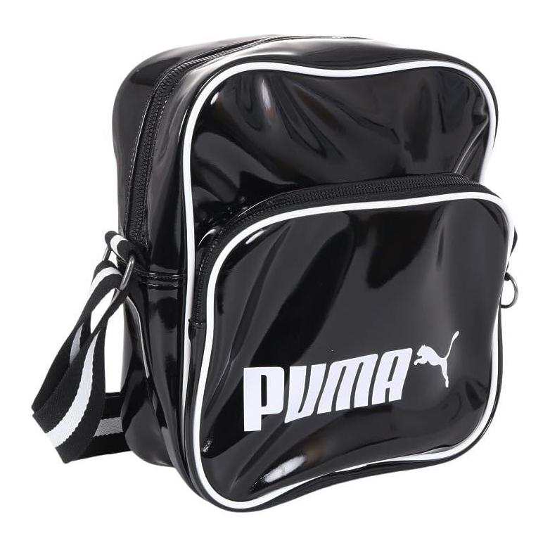 PUMA CLASSICS Synthetic Leather Crossbody Bag, Shoulder Bag Unisex Black