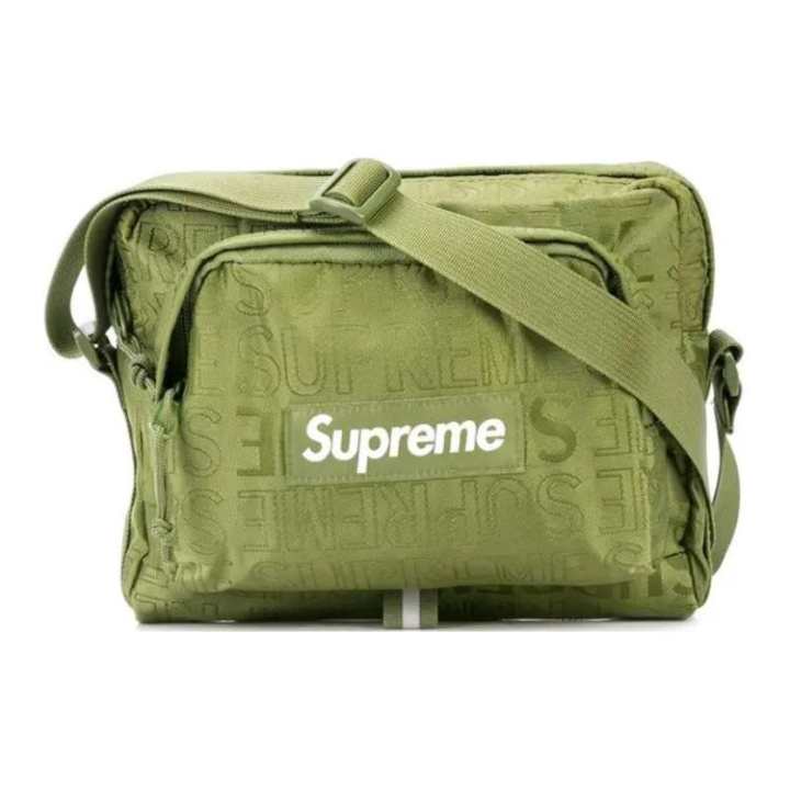 Supreme Supreme Nylon Crossbody Bag, Shoulder Bag Regular Unisex Olive Green