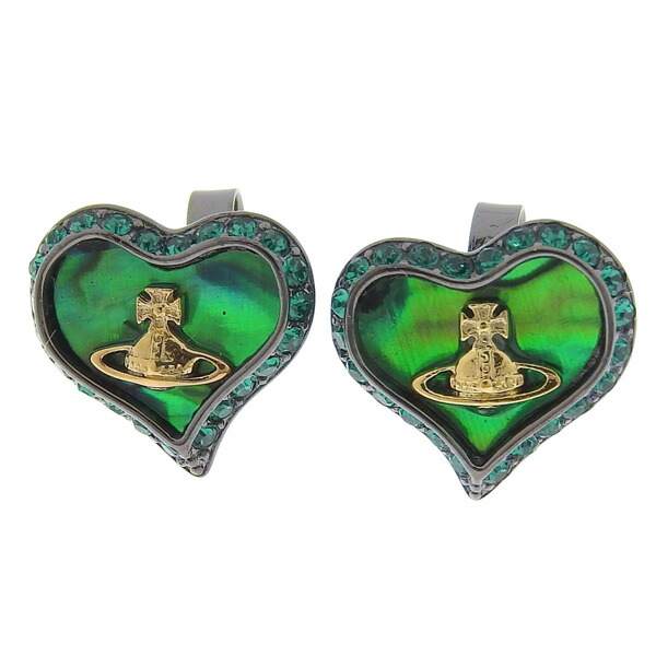 Vivienne Westwood Brass Earrings Women's Green