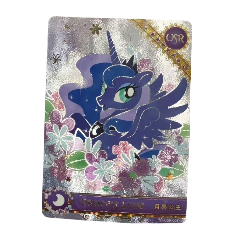 KAYOU My Little Pony Character Cards, Rainbow Pack, Third Wave, Rainbow 3 USR Moon Princess IP / Anime Cards 1 Pc