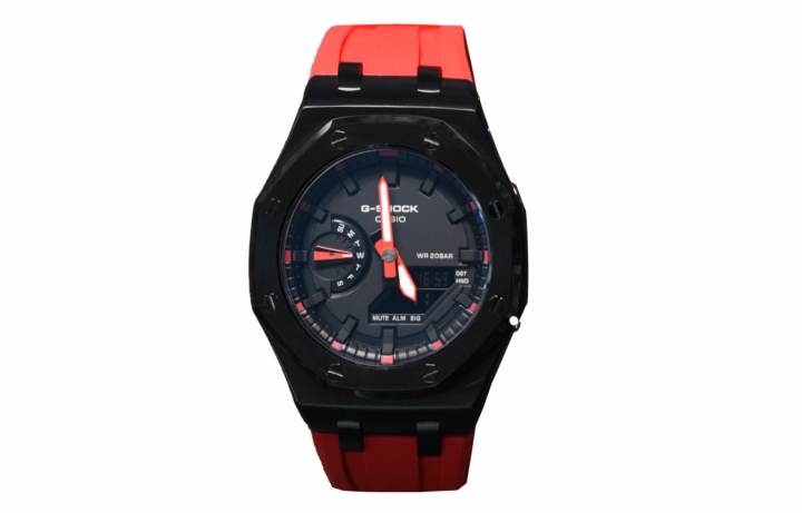 CASIO CASIO Men Liquid Crystal/Analog Dual Display Series 44mm Black Watch