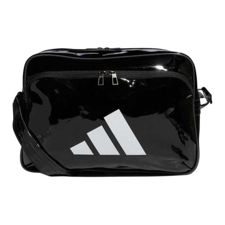 Adidas Adidas Polyurethane Crossbody Bag, Shoulder Bag Unisex Black