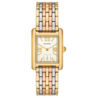 TORY BURCH ELEARNOR Wrist Watches Quartz Movement Stainless Steel Strap 25mm White Dial Women's Watch